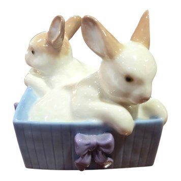 Статуетка "Кролики" NAO by Lladr&oacute;, фарфор, Іспанія naorabbits0146 фото