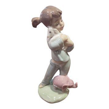 Статуэтка "Девочка с животными" NAO by Lladr&oacute;, фарфор, Испания naodivchynka0147 фото